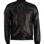 Bomber in ecopelle