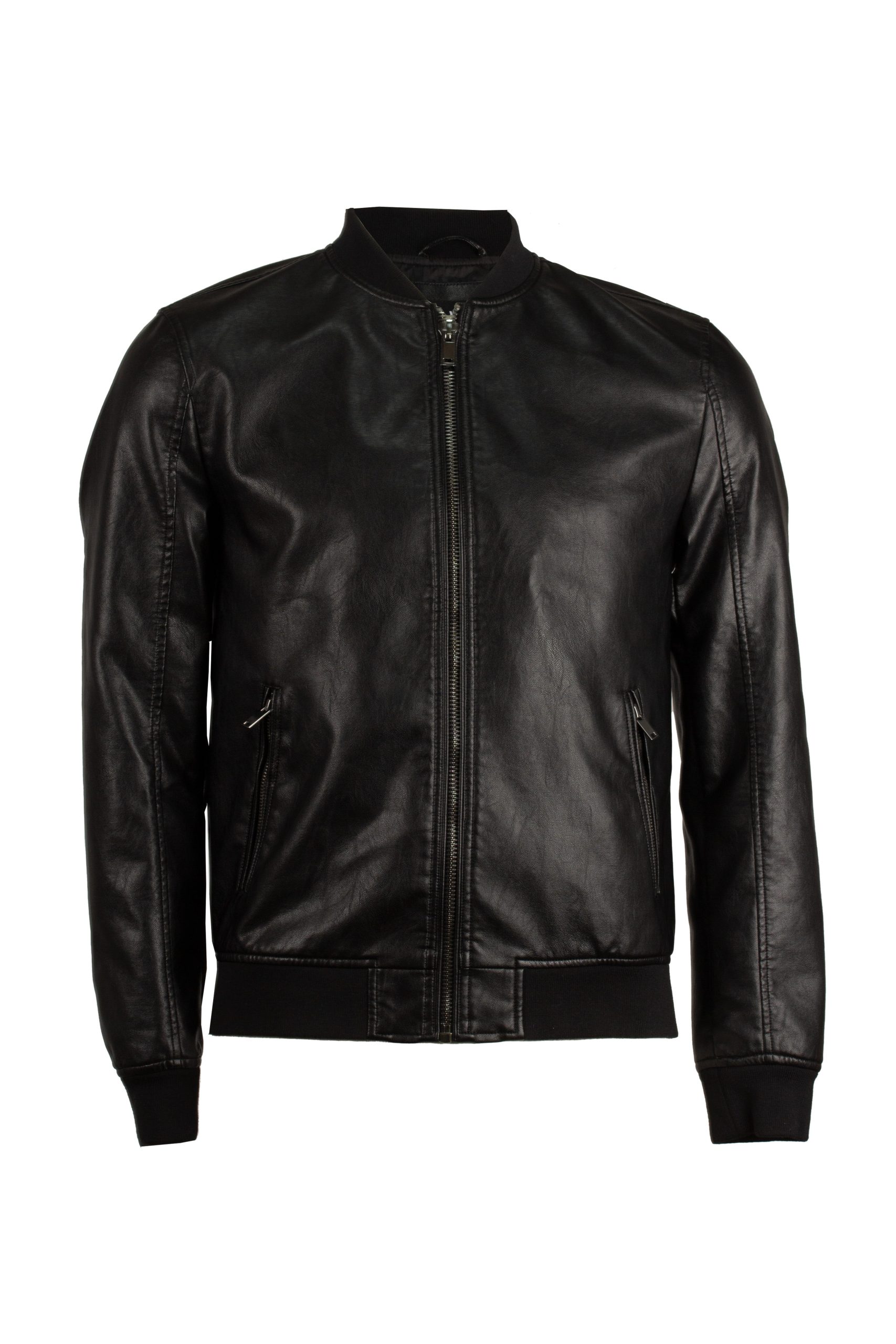 giubbotto-bomber-uomo-731kkl-1.jpg Bomber in ecopelle - immagine 1