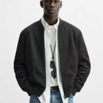 Giubbotto Camoscio Uomo Bomber Di Camoscio Giubbotto Bomber Giacca Di Jeans Uomo Zara Giubbotto Bomber