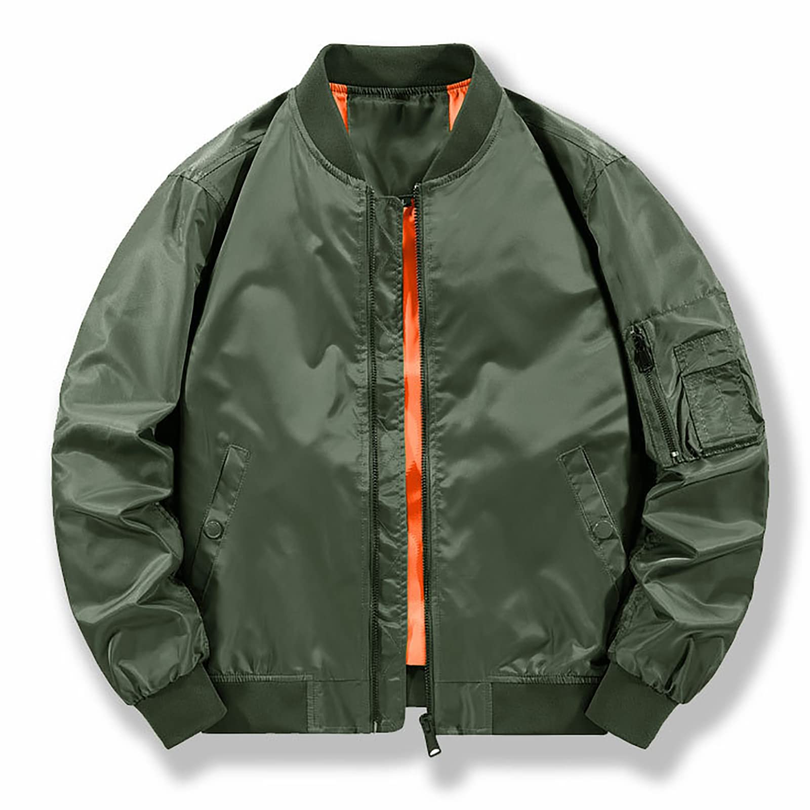 giubbotto-bomber-uomo-840agp-1.jpg Youthful flying Giubbotto Bomber Uomo Cappotto da Baseball in Pile Militare Giacca Cargo da Lavoro Invernale con Multi Tasche(Size:XXL,Color:Green) : Amazon.it: Moda - immagine 1