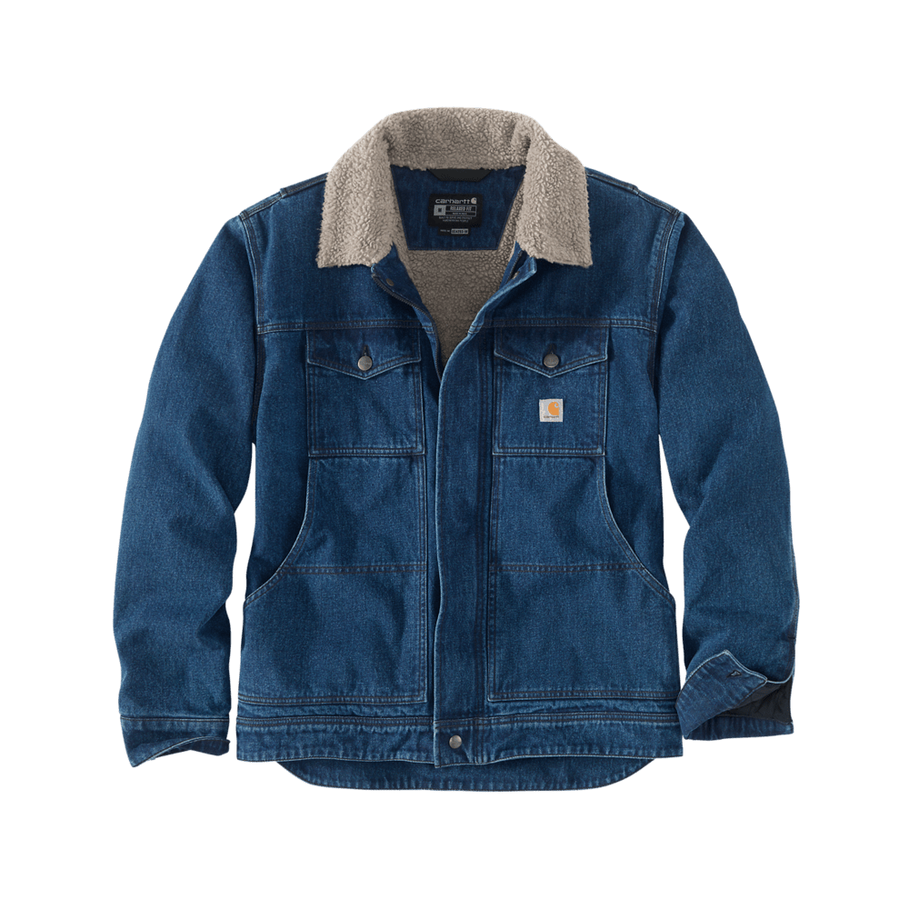 giubbotto-carhartt-164kkd.png GIACCA JEANS INVERNALE CON PELLICCIA CARHARTT 105478H87 JEANS - immagine 1