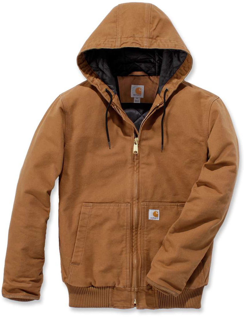 giubbotto-carhartt-414ixi-1.jpg Giubbino Uomo Carhartt DUCK ACTIVE 104050 colore CARHARTT BROWN BRN | Cenigomma - immagine 1