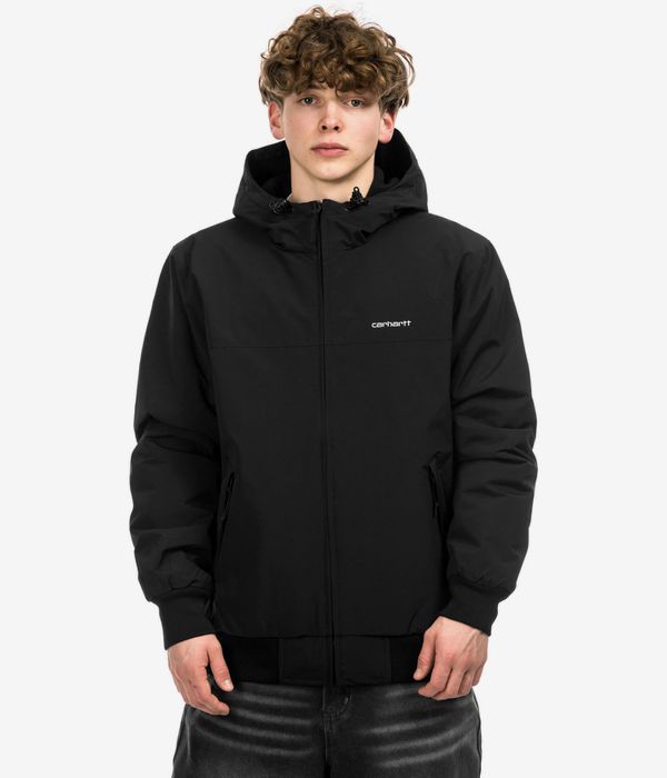 giubbotto-carhartt-745kad-1.jpg Acquista Carhartt WIP Sail Giacca (black white) online | skatedeluxe - immagine 1