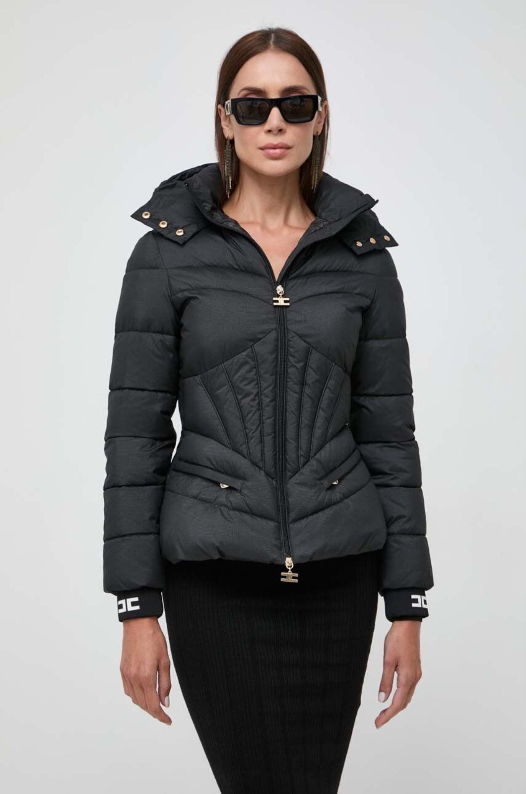 giubbotto-elisabetta-franchi-116zbl-1.jpg A Ruota Elisabetta Franchi Piumini Outlet Franchi Outlet Piumino A Ruota Franchi Outlet Piumino A Ruota - immagine 1