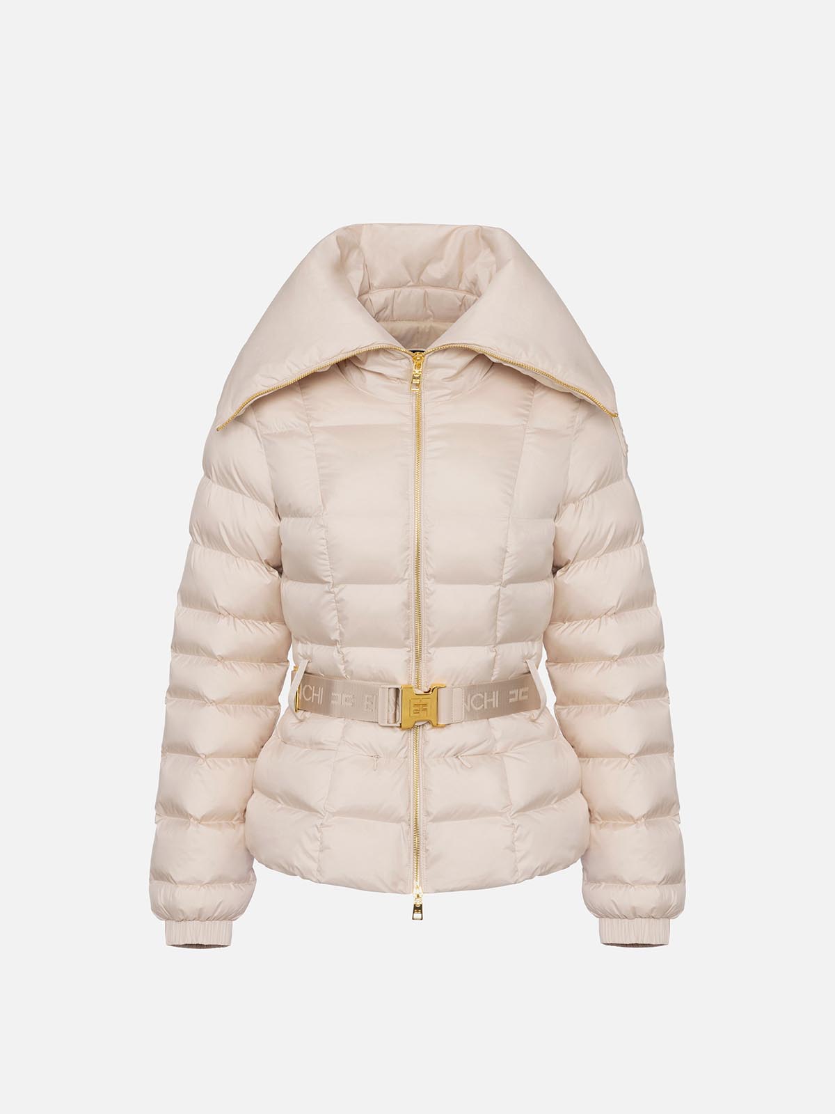 giubbotto-elisabetta-franchi-185pac-1.jpg Giubbotto Piumino Corto Piumini Elisabetta Franchi In Saldo PI76D46E2 Elisabetta Franchi Piumino Corto In Nylon Con - immagine 1
