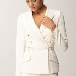 Double breasted Jacket with Zips at the Sides