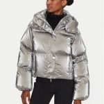 Elisabetta Franchi Giubbotto invernale PI 77D 46E2 V570 Argento Regular Fit | Modivo.it