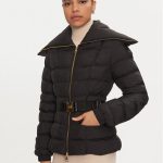 Elisabetta Franchi Giubbotto piumino PI 76D 46E2 X680 Nero Regular Fit | Modivo.it