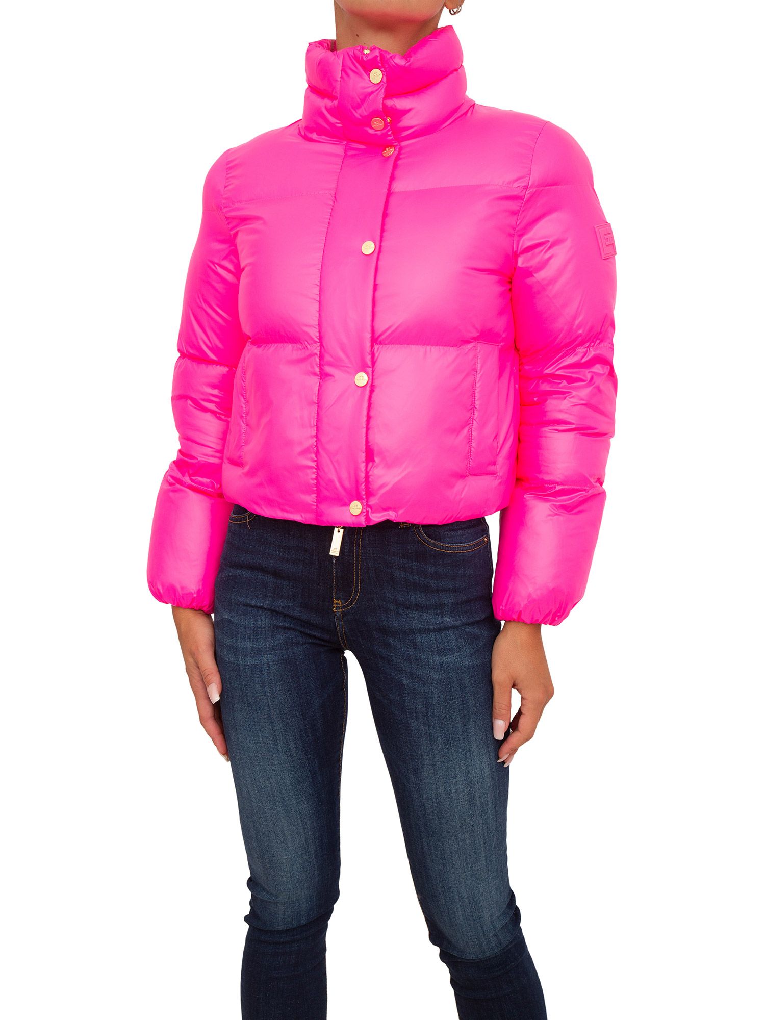 giubbotto-elisabetta-franchi-771wup-1.jpg GIUBBINO ELISABETTA FRANCHI ROSA - immagine 1