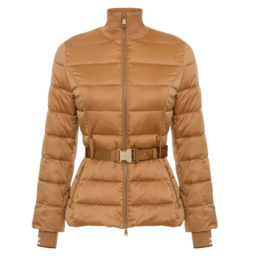 giubbotto-elisabetta-franchi-771yti-1.jpg Piumino Con Polso E Colletto Logo ELISABETTA FRANCHI PI37H16E2 - immagine 1