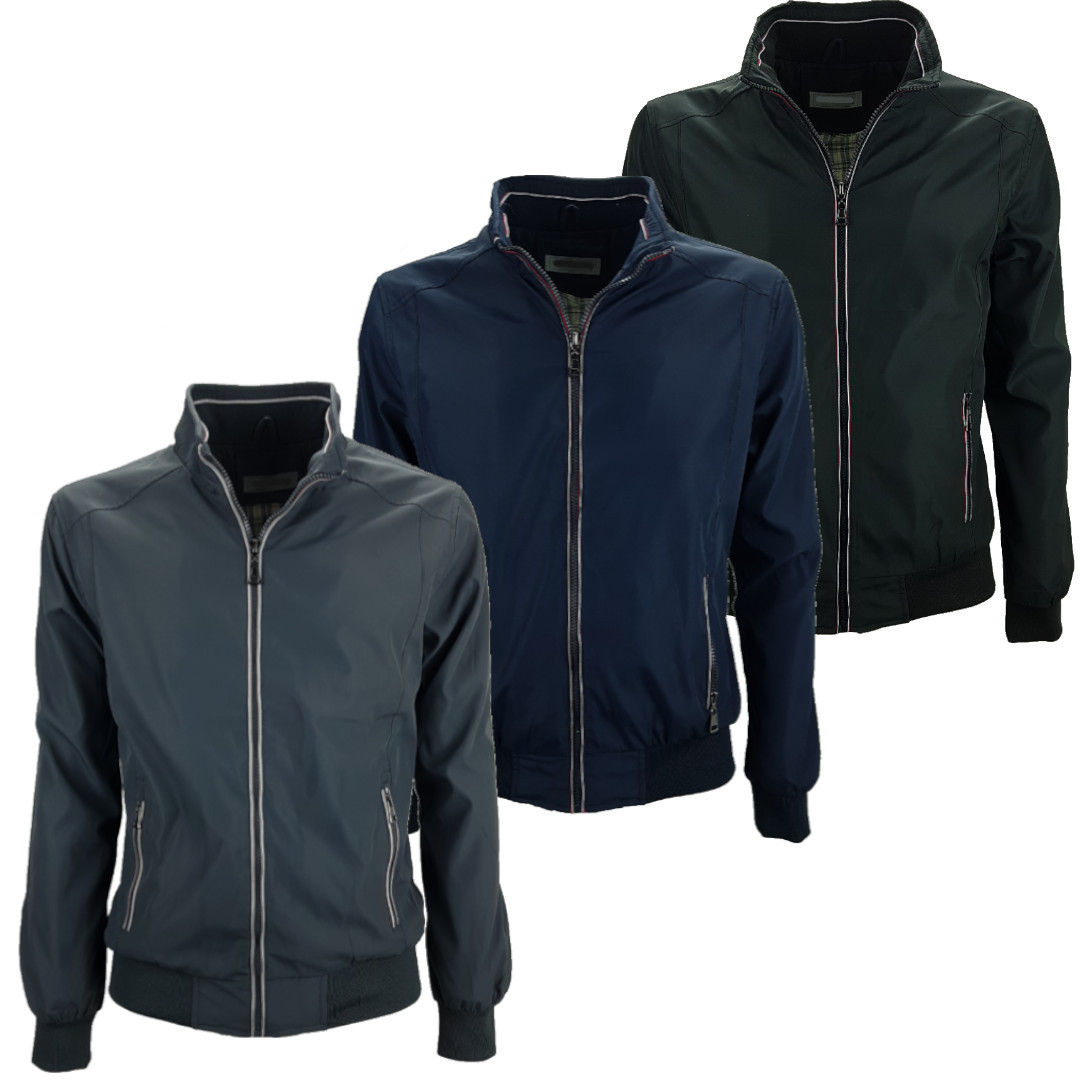 giubbotto-estivo-uomo-364bqt-1.jpg Giubbino Giubbottino Giubbotto Impermeabile Uomo Primaverile Estivo Leggero M L - immagine 1