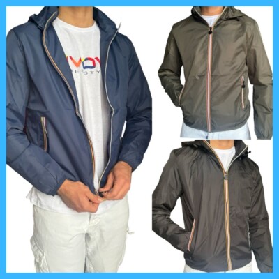 giubbotto-estivo-uomo-670bqr-1.jpg Giubbotto uomo giubbino leggero estivo giacca a vento primaverile con cappuccio | eBay - immagine 1