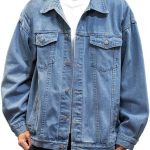 Generico Giacca Jeans Uomo Giacca in Jeans Uomo Giubbotto Denim Giubbino Primavera Classico 5XL Giacche Estiva Cotone Corto Primaverile Estivo : Amazon.it: Moda