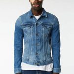 Giubbino jeans Gas Jeans, Gas Jeans, AI 2023/2024 Uomo, vendita online, e commerce, Denim chiaro, 48
