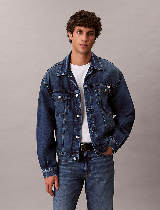 giubbotto-jeans-uomo-869tal-1.jpg Giacche e Giubbotti di Jeans da Uomo | Calvin Klein® - immagine 1