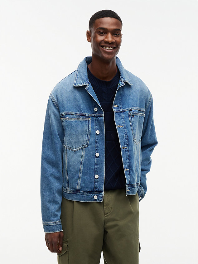 giubbotto-jeans-uomo-880wdb-1.jpg Giacche Jeans Uomo Giacche Denim Uomo | Tommy Hilfiger® - immagine 1