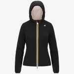 K WAY Donna Lily ST Warm Reversible Nero