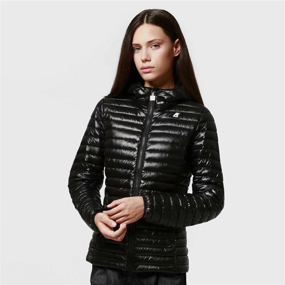 giubbotto-k-way-donna-622sgh-1.jpg K WAY PIUMINO 100 GRAMMI DOUBLE DONNA art. K11198W mod. LILY THERMO LIGHT DOUBLE - immagine 1