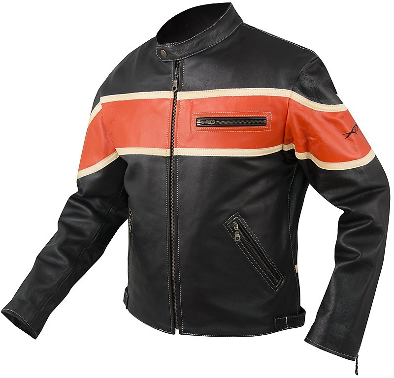 giubbotto-moto-241bve-1.jpg Giubbotto Moto In Vera Pelle Custom A Pro Dragstar Vendita Online Outletmoto.eu - immagine 1
