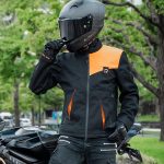 RIDEIRON Giacca moto con protezioni a norma CE, per tutto l'anno, MJ5516 | Protezioni conformi alla normativa CE; fodera rimovibile, antivento, design a contrasto, per la guida su strada : Amazon.it: Auto
