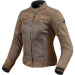 Giubbotto Moto da Donna Estivo Traforato Rev'it ECLIPSE Lady Marrone Vendita Online Outletmoto.eu