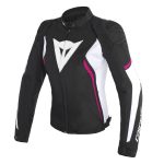 GIACCA MOTO DONNA IN TESSUTO AVRO D2 TEX LADY JACKET DAINESE CON PROTEZIONI