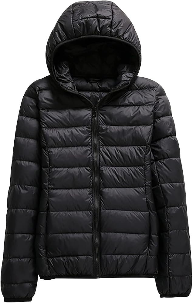 giubbotto-nero-donna-363mpk-1.jpg Piumino Leggero Donna con Cappuccio Puffer Jacket Piumini Leggeri Donna Giacca Piumino Oversize Donna Invernale Cappotto Giubbino Piumino Giubbotto Donna Taglie Forti Giubbotti Piumini Donna Nero L : Amazon.it: Moda - immagine 1