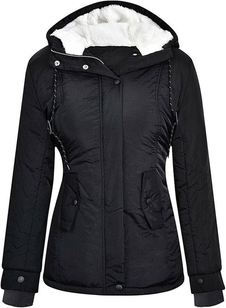 giubbotto-nero-donna-933ulq-1.jpg Generico Giubbotto Nero Donna Invernale Giacca da Donna in Pile con Cappuccio a Maniche Lunghe Giacca in Cotone con Cappuccio Addensato in Pile Cappotto Donna Elegante Lungo (Black, S) : Amazon.it: Moda - immagine 1