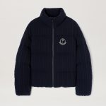 Austru down jacket Moncler x Palm Angels in NAVY BLU NO COLOR | Palm Angels®