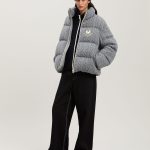 Austru down jacket Moncler x Palm Angels in GRIGIO BIANCO | Palm Angels®