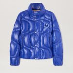 Haunani down jacket Moncler x Palm Angels in BLU BLU | Palm Angels®