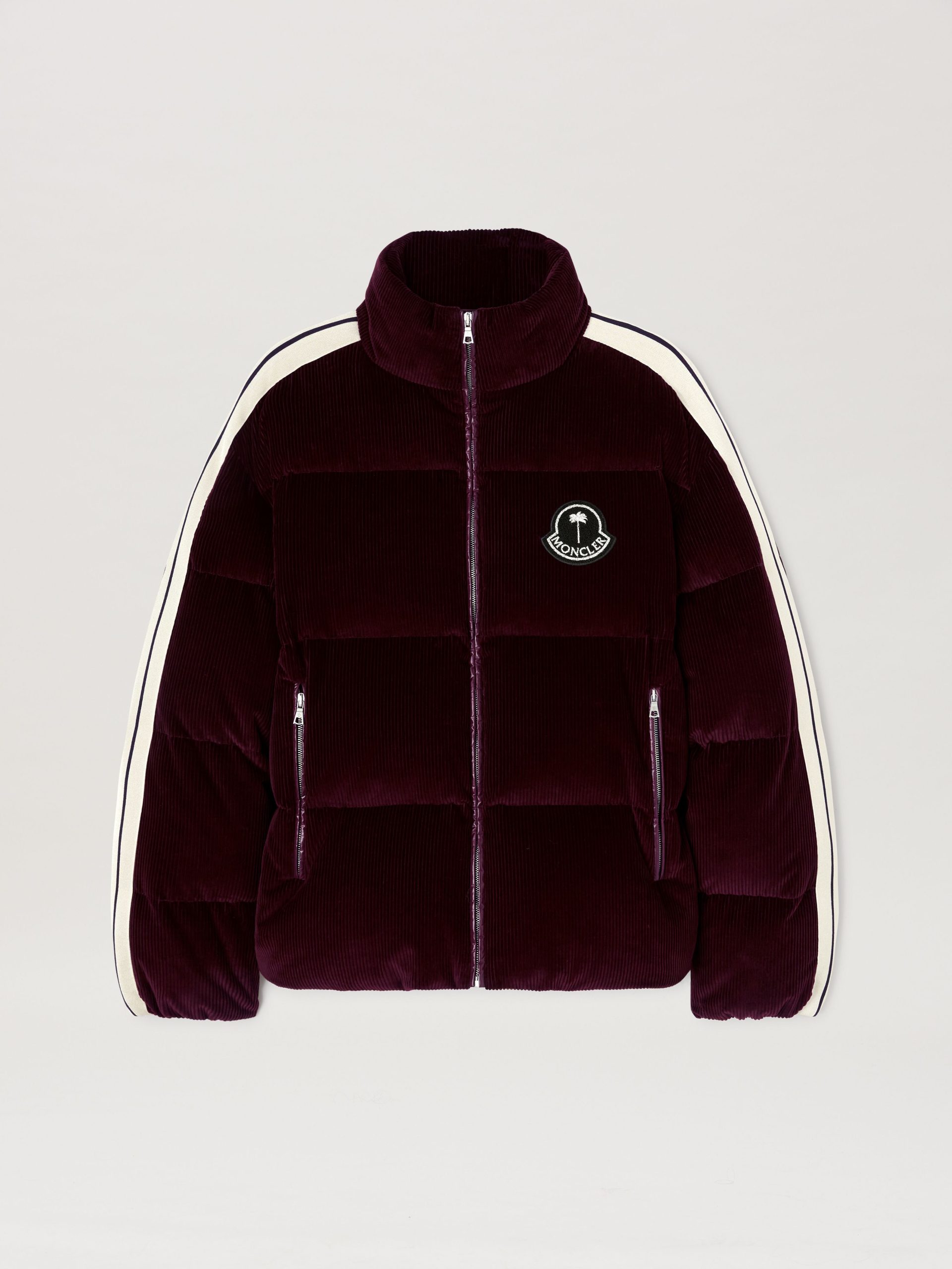 giubbotto-palm-angels-447amk-1.jpg Abrolhos down jacket Moncler x Palm Angels in BORGOGNA BIANCO | Palm Angels® - immagine 1