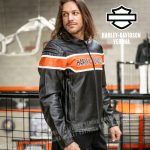 Giacca da moto in pelle Harley Davidson® Trenton S