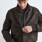 Giubbotto in pelle uomo T.MORO