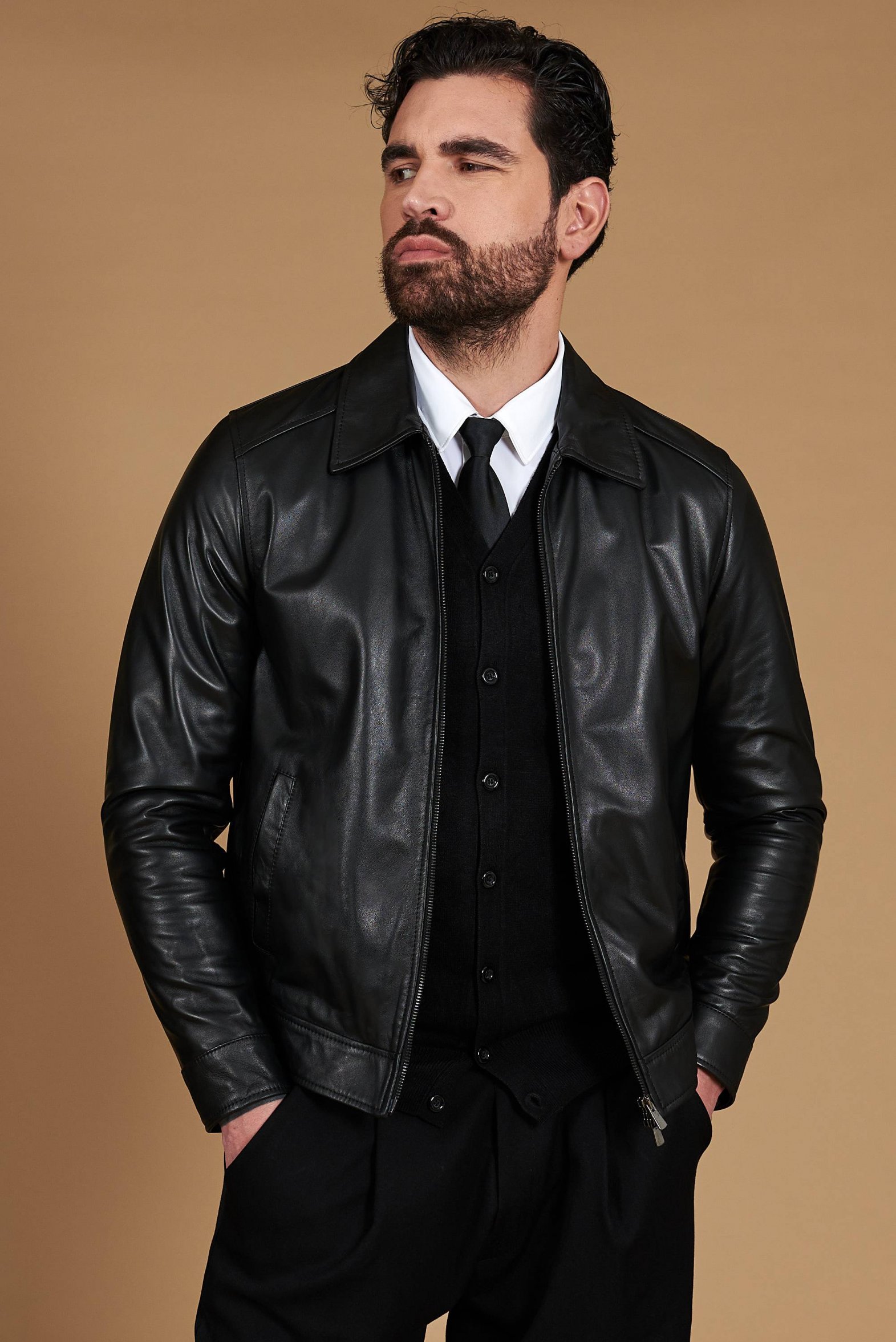giubbotto-pelle-uomo-invernale-044rdv-1.jpg Giubbotto Pelle Giacchetti Uomo Di Marca Giubbotto Pelle Giacca Uomo Invernale Di Marca Giubbotto Pelle - immagine 1