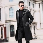 Cappotti Giacca Pelle Uomo Slim Giubbotto Pelle Uomo Invernale Cappotto Uomo In Pelle Giacca
