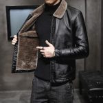 Giacca Invernale Giubbotto Pelle Pelliccia Con Pelliccia Giacca Pelle Uomo Inverno Pelliccia Giacche Inverno Uomo Giacca