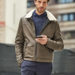 Giubbotto Pelle Uomo Invernale Giacca Biker Scamosciata Uomo Giacca Invernale Giacca Bomber Giacca Di Pelle Con