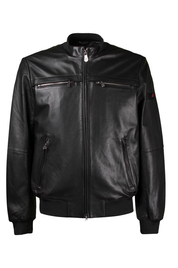 giubbotto-peuterey-032iyg-1.jpg Ferracinshop | Giubbino pelle Uomo Peuterey Nero art. SANDS LEATHER col NER WS 03 moda uomo, donna, bimbo - immagine 1