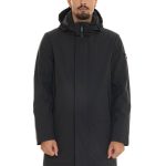 Giaccone con cappuccio ALBALIK Nero Peuterey Uomo Scaglione Ischia