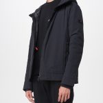 Giubbotto Peuterey in nylon con cappuccio Nero