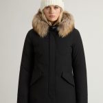 Arctic Parka in Urban Touch con pelliccia removibile Donna Nero