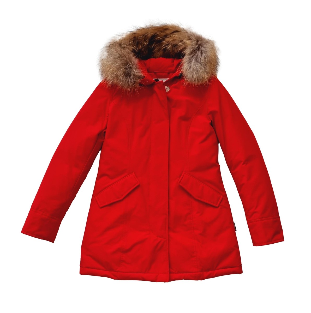 giubbotto-woolrich-donna-327yis-1.jpg WOOLRICH giubbino giubbotto lungo arctic parka donna CFWWOU0538FRUT0001 rosso - immagine 1