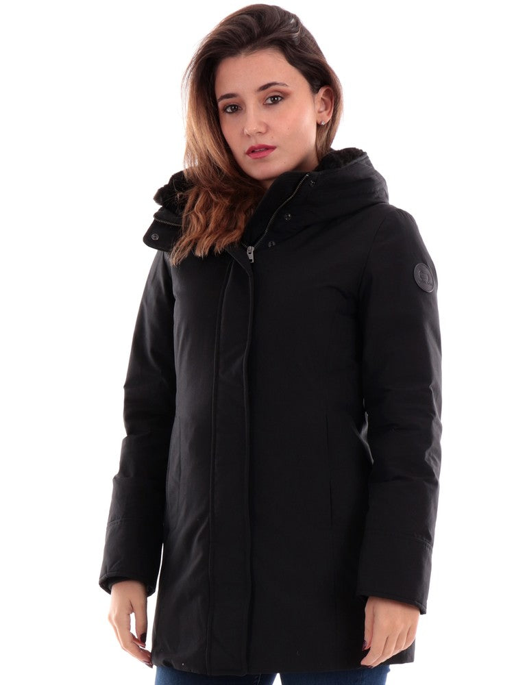 giubbotto-woolrich-donna-756cfp-1.jpg Giubbotto Woolrich Donna Taglie Woolrich Parka Arctic Parka In Urban Touch Con Pelliccia Removibile Donna Blu - immagine 1