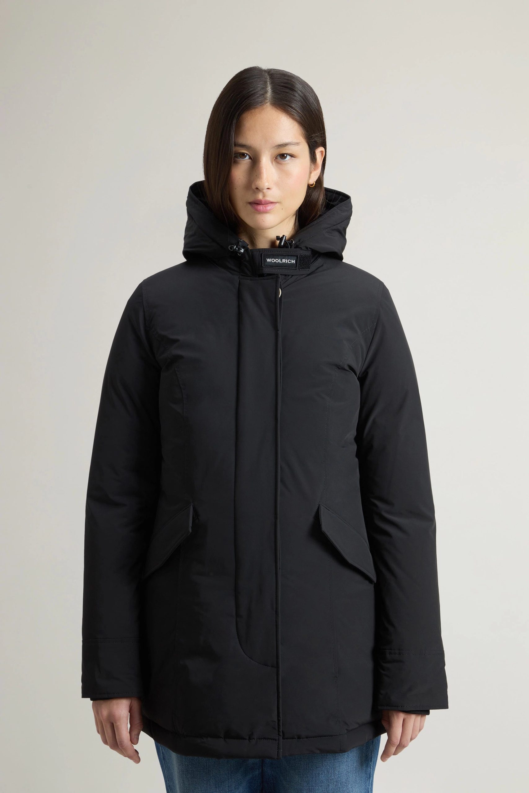 giubbotto-woolrich-donna-988pbe-1.jpg Woolrich Parka Donna W'S Luxury Arctic Parka Nero Nero / XS - immagine 1