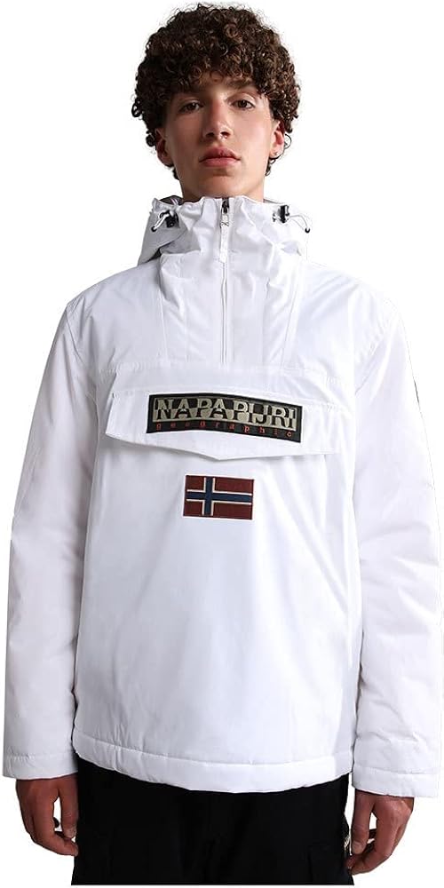 napapijri-giubbotto-uomo-625jcu-1.jpg NAPAPIJRI GIUBBOTTO UOMO BIANCO : Amazon.it: Moda - immagine 1