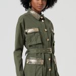 Giacca regular modello Sahariana MILITARYGREEN / XS