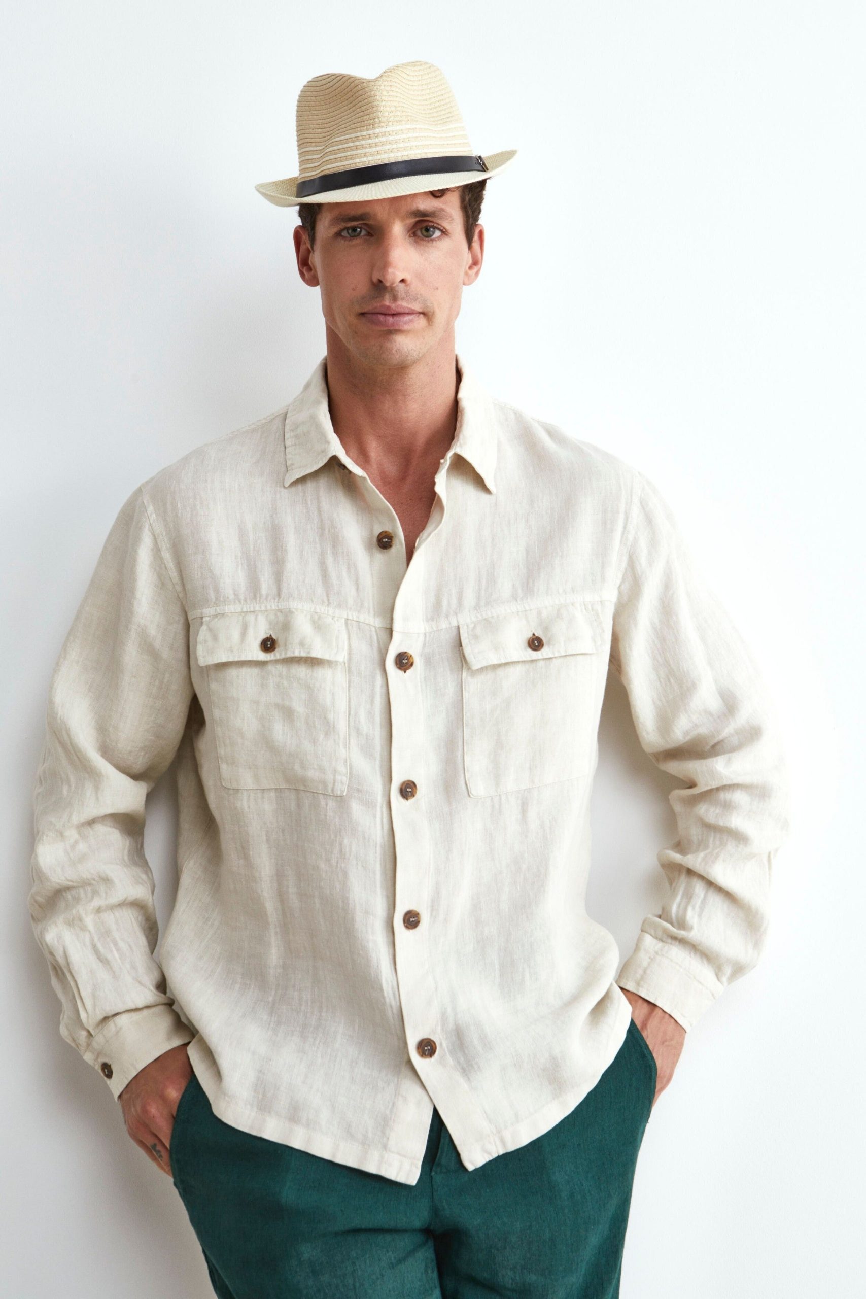 sahariana-uomo-185bhy-1.jpg Giacca Sahariana Beige BEIGE 46 - immagine 1